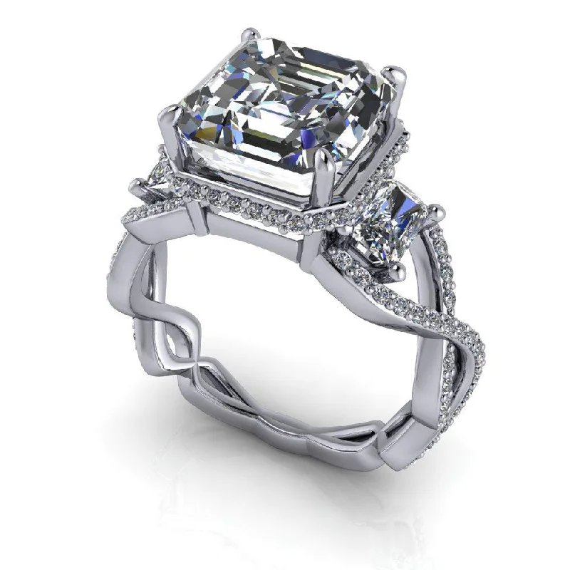 Morgan No. 1 Moissanite Ring