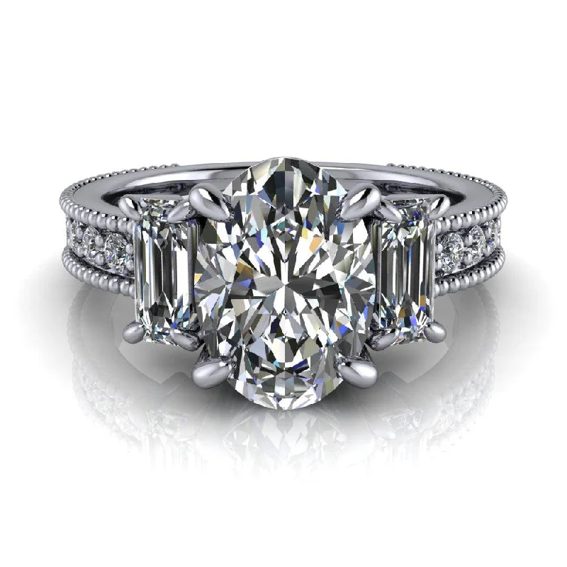 Shirley No. 1 Moissanite Ring