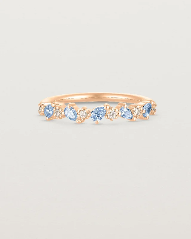 Elora Ring | Ceylon Sapphires & Diamonds