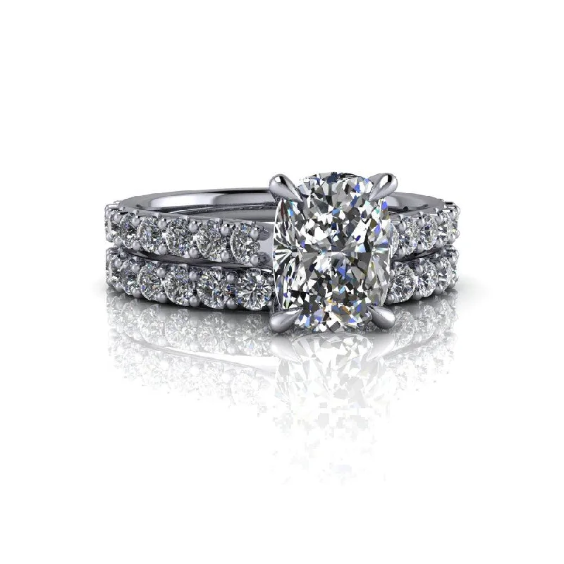 Joanne No. 2 Moissanite Bridal Set