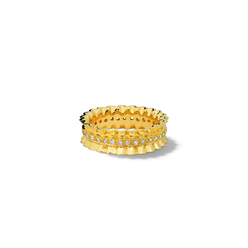 Uxmal Ring 18ct Yellow Gold - Diamond