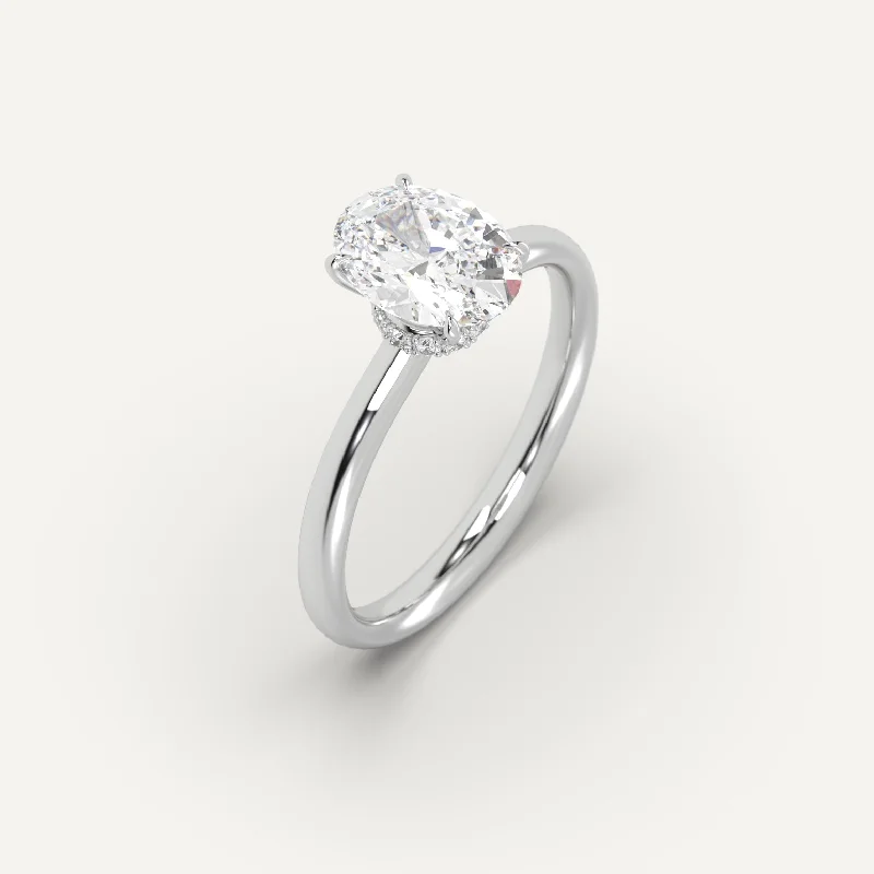 2 carat Oval Cut Diamond Ring