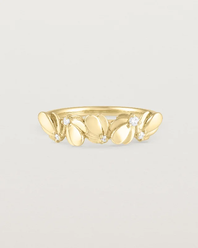 Aeris Wrap Ring | Diamonds