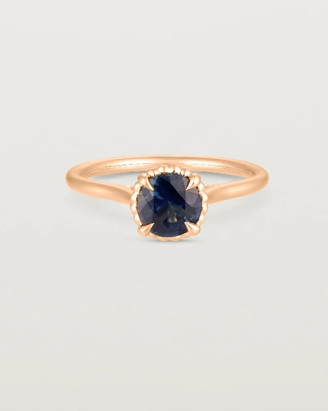 Thea Round Solitaire | Australian Sapphire