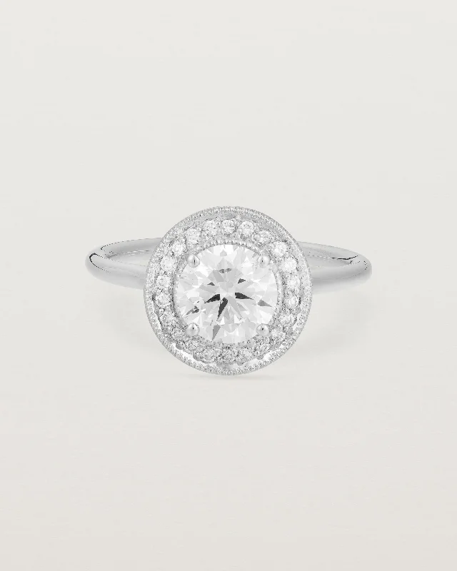 Imogen Halo Ring | Laboratory Grown Diamonds