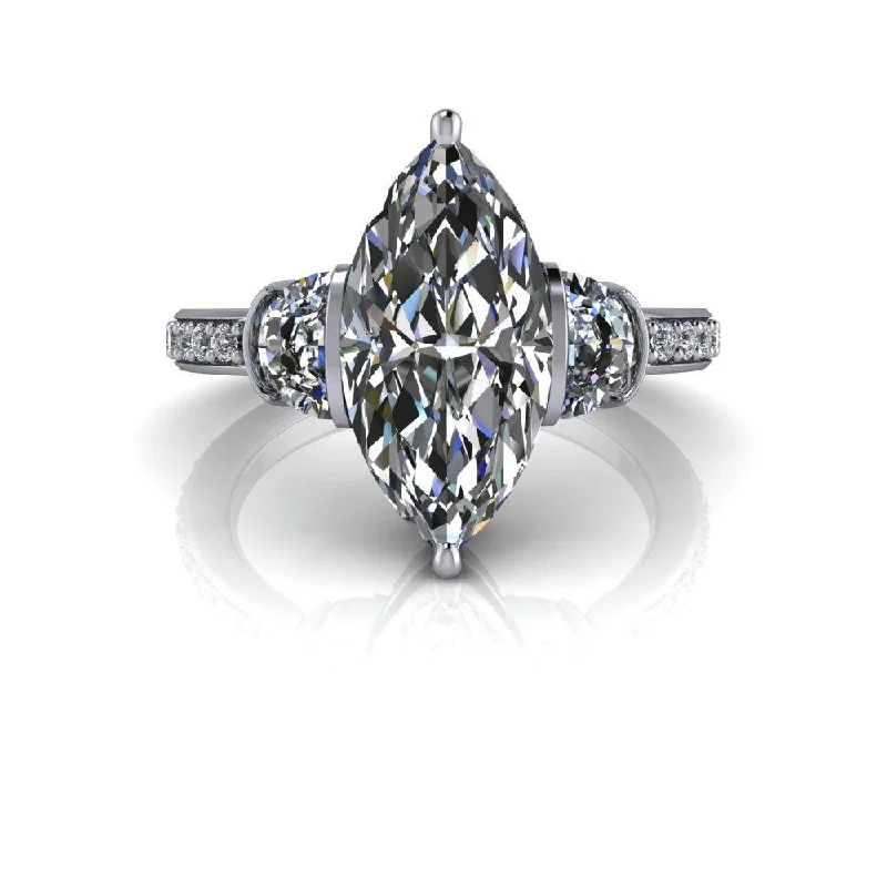 Gerti No. 2 Moissanite Ring