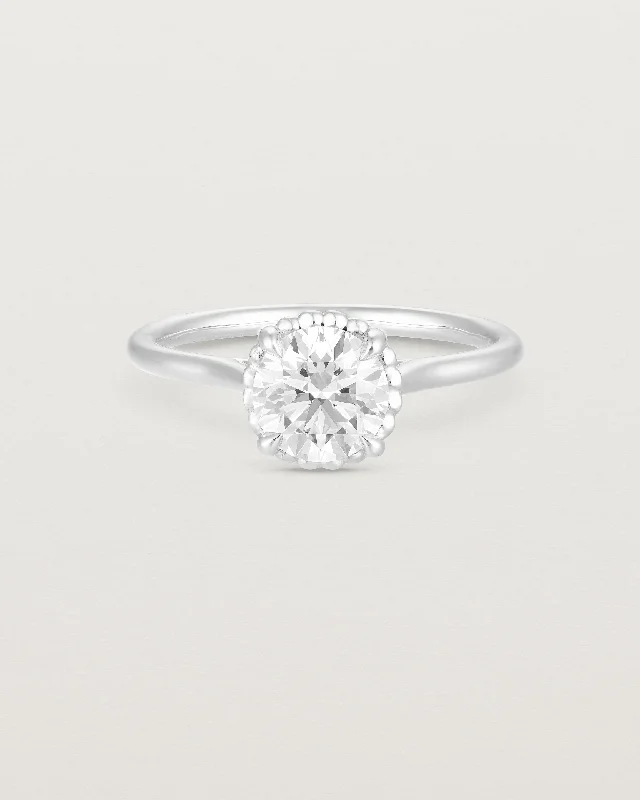 Thea Round Solitaire | Laboratory Grown Diamond