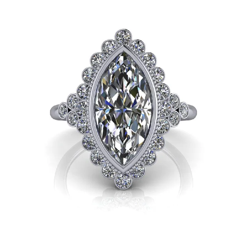 Steama No. 1 Moissanite Ring 3.85 ctw