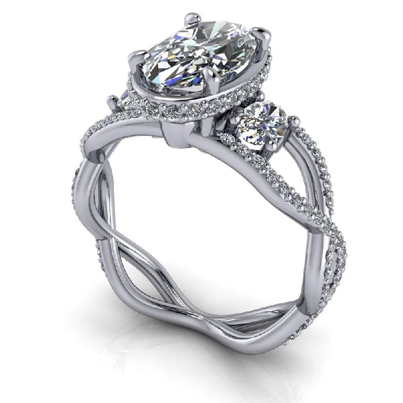 Adley No. 1 Moissanite Ring