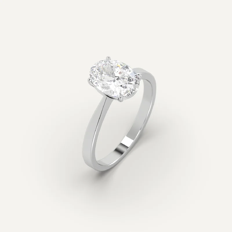 2 carat Oval Cut Diamond Ring