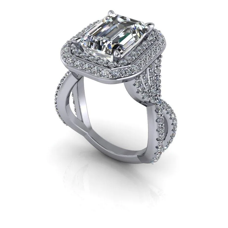 Amaya No. 1 Moissanite Ring