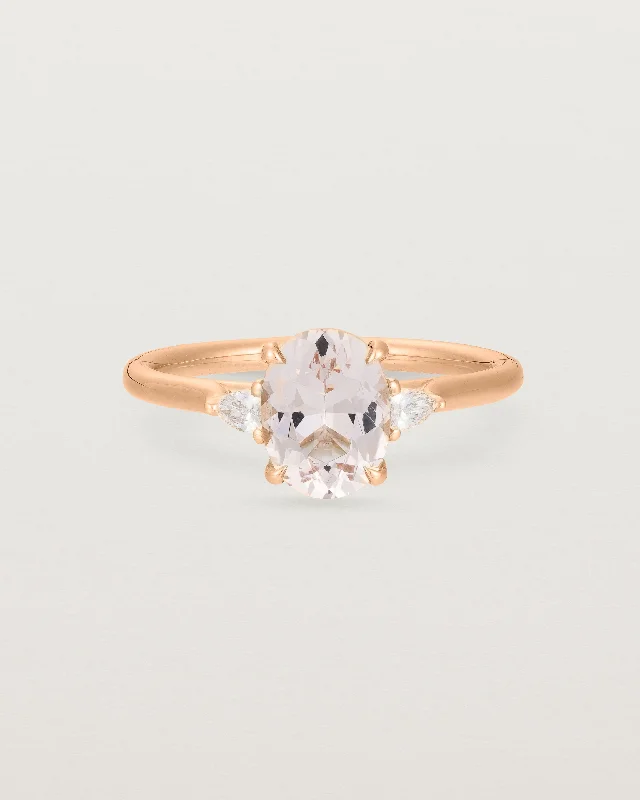 Delphine Ring | Morganite & Diamonds