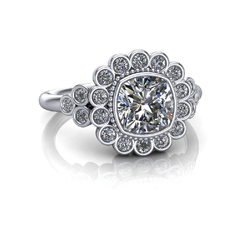 Allison No. 1 Moissanite Ring