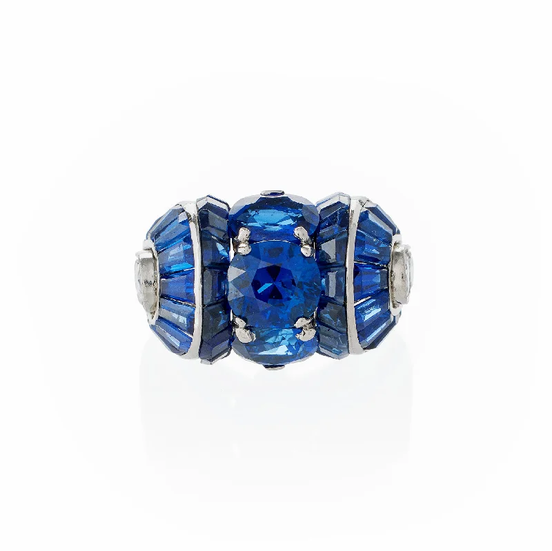 Van Cleef & Arpels Paris No-Heat Burmese Sapphire Ring