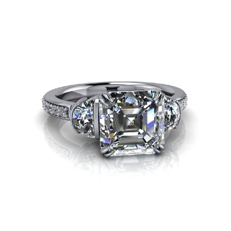 Kristen No. 1 Moissanite Ring