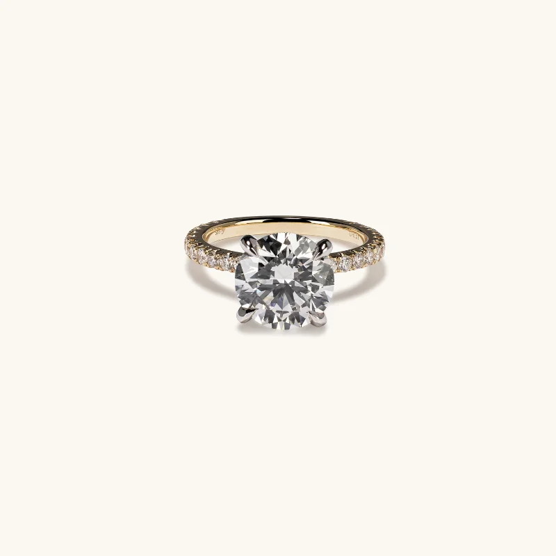 2.13 Round Lab Diamond Engagement Ring