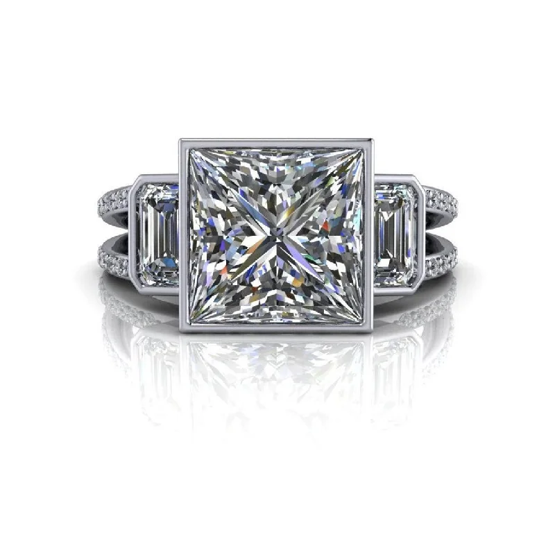 Phyllis No. 1 Moissanite Ring