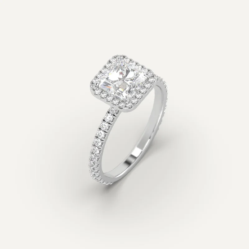 2 carat Radiant Cut Diamond Ring