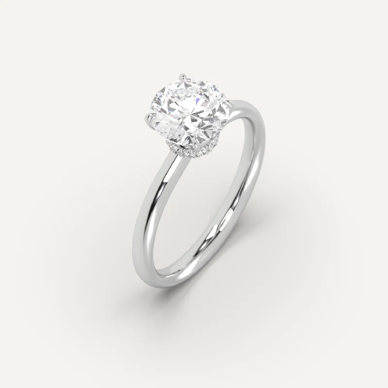 2 carat Round Cut Diamond Ring