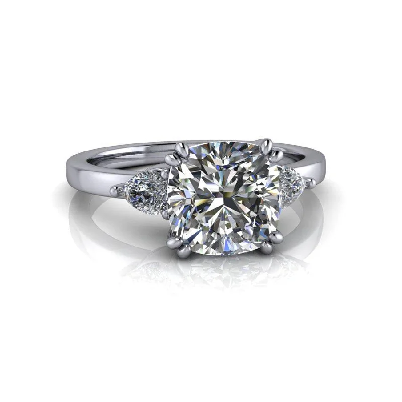 Lea No. 1 Moissanite Ring